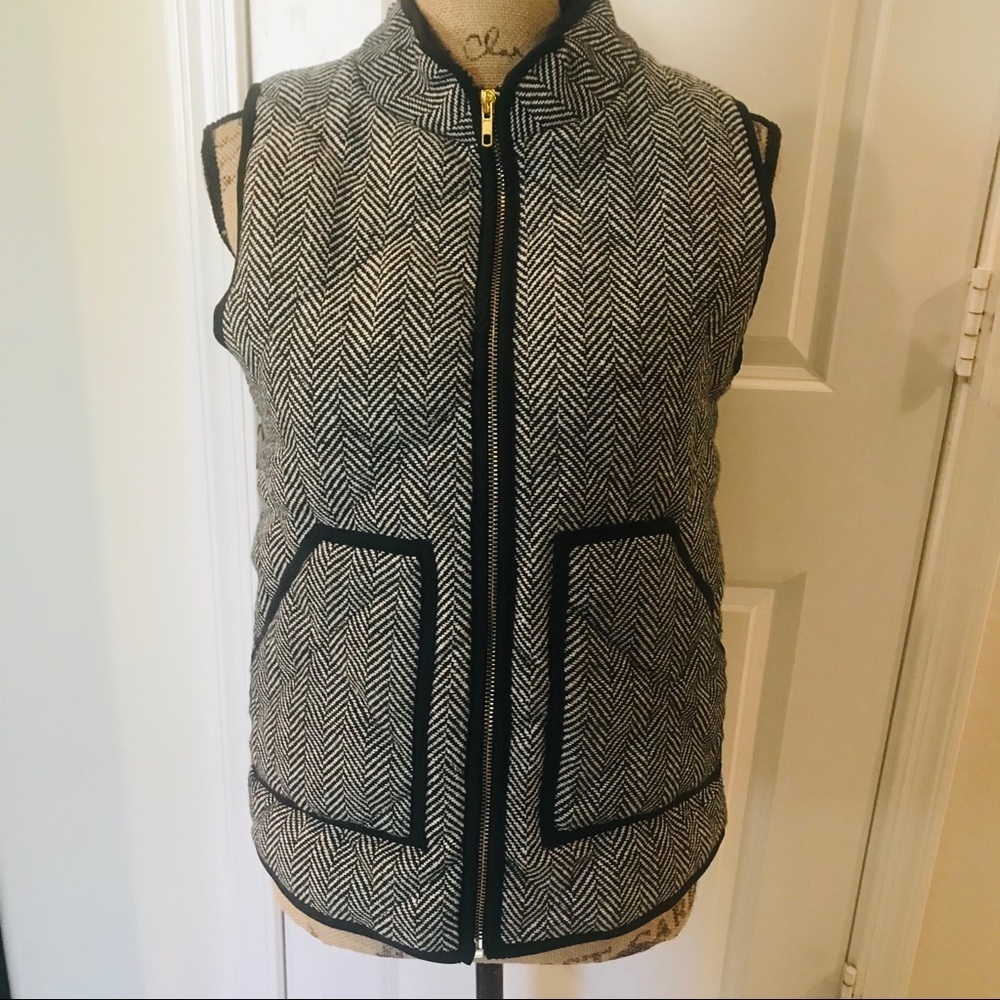 Merokeety Quilted Herringbone Puffer Jacket sz S - Picture 2 of 11